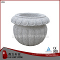 Natural Granite Polished Vase Flower